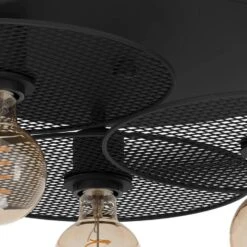 EGLO Ikeston Plafondlamp - E27 - Ø 53 Cm - Zwart - Staal -Winkel Voor Woonverlichting 1000091913 0102