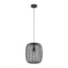 EGLO Rinroe Hanglamp - E27 - Ø 32,5 Cm - Zwart - Staal
