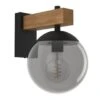 EGLO BUFALATA Wandlamp - Buitenverlichting - E27 - Zwart, Bruin -Winkel Voor Woonverlichting 1000093906