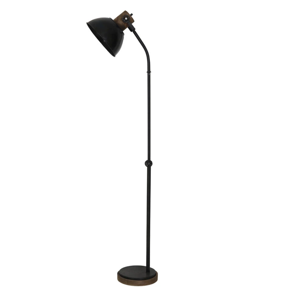Light & Living - Vloerlamp JODY - 40x28x125cm - Zwart 3 Light & Living - Vloerlamp JODY - 40x28x125cm - Zwart