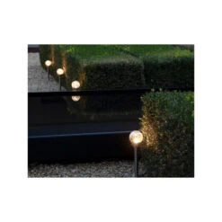 Lumineo Prikspot - Solar - RVS - LED - 30 Cm - Ronde Bol -Winkel Voor Woonverlichting 1000094710 0102
