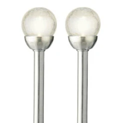 Lumineo Prikspot - Solar - RVS - LED - 30 Cm - Ronde Bol -Winkel Voor Woonverlichting 1000094710 0103