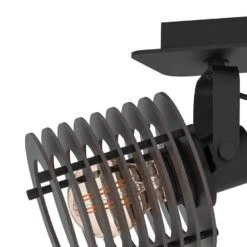 EGLO Segovia Spot - E27 - 33,5 Cm - Zwart - Staal/Hout 8 EGLO Segovia Spot - E27 - 33,5 Cm - Zwart - Staal/Hout -Winkel Voor Woonverlichting 1000095939 0102