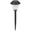 Luxform Solar Tuinlamp - 1x - Zwart - LED Softtone Effect