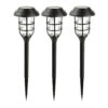 Benson Prikspot - Solar - 3x - Zwart - LED Flame Effect - H43 CmA  -Winkel Voor Woonverlichting 1000099607