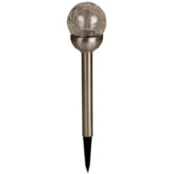 Luxform Solar Tuinlamp - 1x - RVS - LED Softtone Effect -Winkel Voor Woonverlichting 1000099611 0100