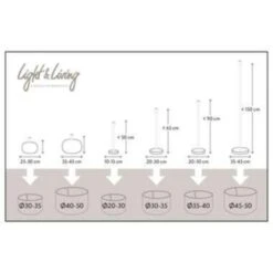 Lampenkap Cilinder LIVIGNO - 50-50-38cm - Naturel -Winkel Voor Woonverlichting 1298546175 0104