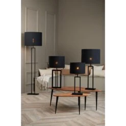 Lampenkap Cilinder LIVIGNO - 50-50-38cm - Zwart -Winkel Voor Woonverlichting 1355065856 0110