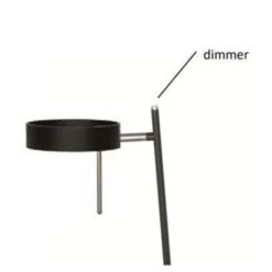 Freelight Vloerlamp Bling - 1 Lichts - Zwart -Winkel Voor Woonverlichting 1440458722 0102