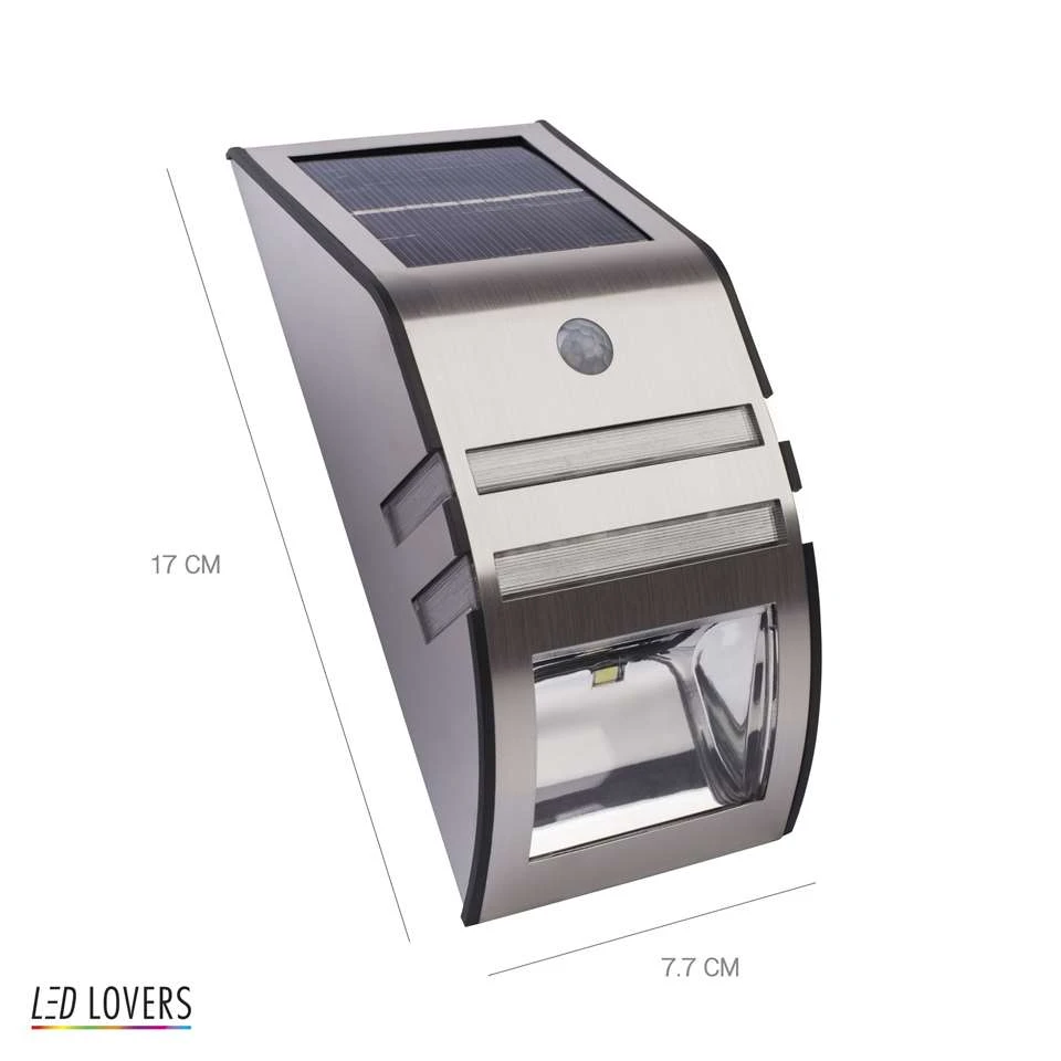 Led Lovers Solar Muurlamp New York 5 Led Lovers Solar Muurlamp New York - Afbeelding 3