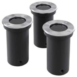 VidaXL Tuingrondspots 3 St Rond