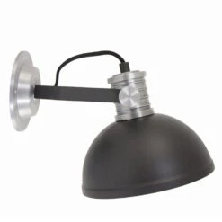 Steinhauer Wandlamp Industrieel - 1 Lichts - 20x16 Cm - Zwart -Winkel Voor Woonverlichting 1580047744 0101
