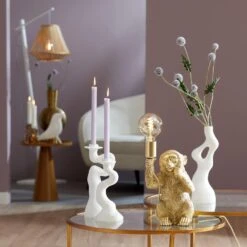 Tafellamp MONKEY Goud -Winkel Voor Woonverlichting 1670592538 0110