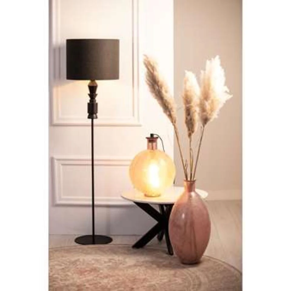 Lampenkap Cilinder LIVIGNO - 40-40-30cm - Zwart 4 Lampenkap Cilinder LIVIGNO - 40-40-30cm - Zwart - Afbeelding 2