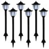VidaXL Solarlampen 6 St LED Zwart -Winkel Voor Woonverlichting 1930340730