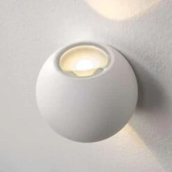 Artdelight Wandlamp Denver - Ø 10 Cm - Wit 8 Artdelight Wandlamp Denver - Ø 10 Cm - Wit -Winkel Voor Woonverlichting 1950255134 0102