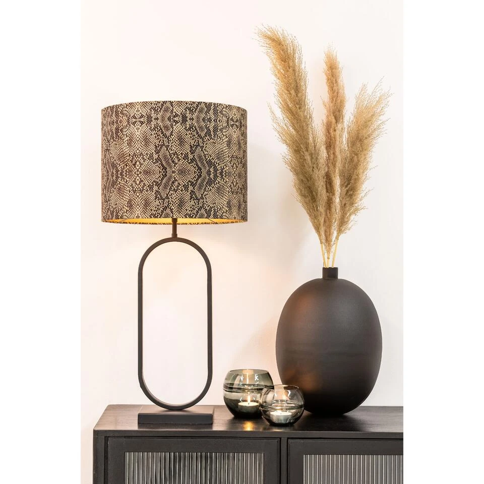 Lampvoet Jamiri - Zwart - 20x13x55cm 4 Lampvoet Jamiri - Zwart - 20x13x55cm - Afbeelding 2