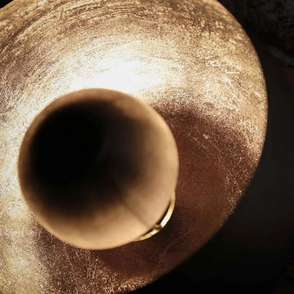 Industriële Tafellamp Zwart Nickel Basel 28 Cm - 28x28x26 Cm - Metaal - Grijs 5 Industriële Tafellamp Zwart Nickel Basel 28 Cm - 28x28x26 Cm - Metaal - Grijs - Afbeelding 3