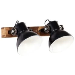 VidaXL Wandlamp Industrieel E27 45x25 Cm Zwart -Winkel Voor Woonverlichting 4155b77223634433941fae08fc02f31c