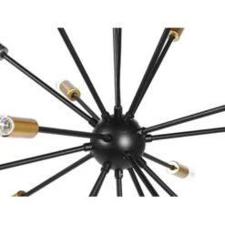 Beliani Hanglamp MAGUSE - Zwart Ijzer -Winkel Voor Woonverlichting 568aa7fb1fce4e62b049b6766e323ce4