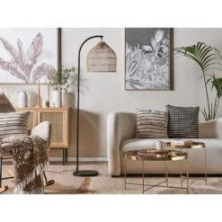 Beliani Staande Lamp BERNICA - Natuurlijk Rotan -Winkel Voor Woonverlichting 56d3ebe34a12417a8a3326c8fb3d37f5