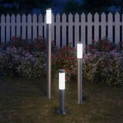VidaXL 3-delige Tuinlampenset Waterdicht Roestvrij Staal -Winkel Voor Woonverlichting 5d8c0f268d3f43cea7b6fb2ffba2d402