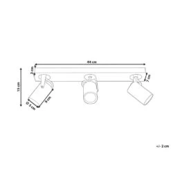 Beliani Muurlamp KLIP - Zwart Metaal -Winkel Voor Woonverlichting 5f97448b5b5545dabc399efe1eafeb3f
