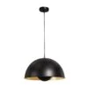 Hanglamp Brugge - Zwart/goudkleur - 120xØ40 Cm -Winkel Voor Woonverlichting 60102013