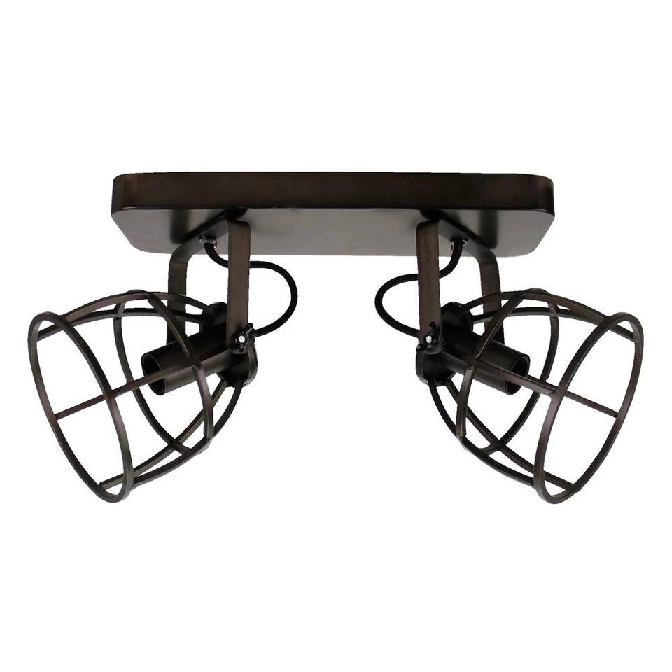 2-spot Thom - Antiek Zwart 4 2-spot Thom - Antiek Zwart - Afbeelding 2