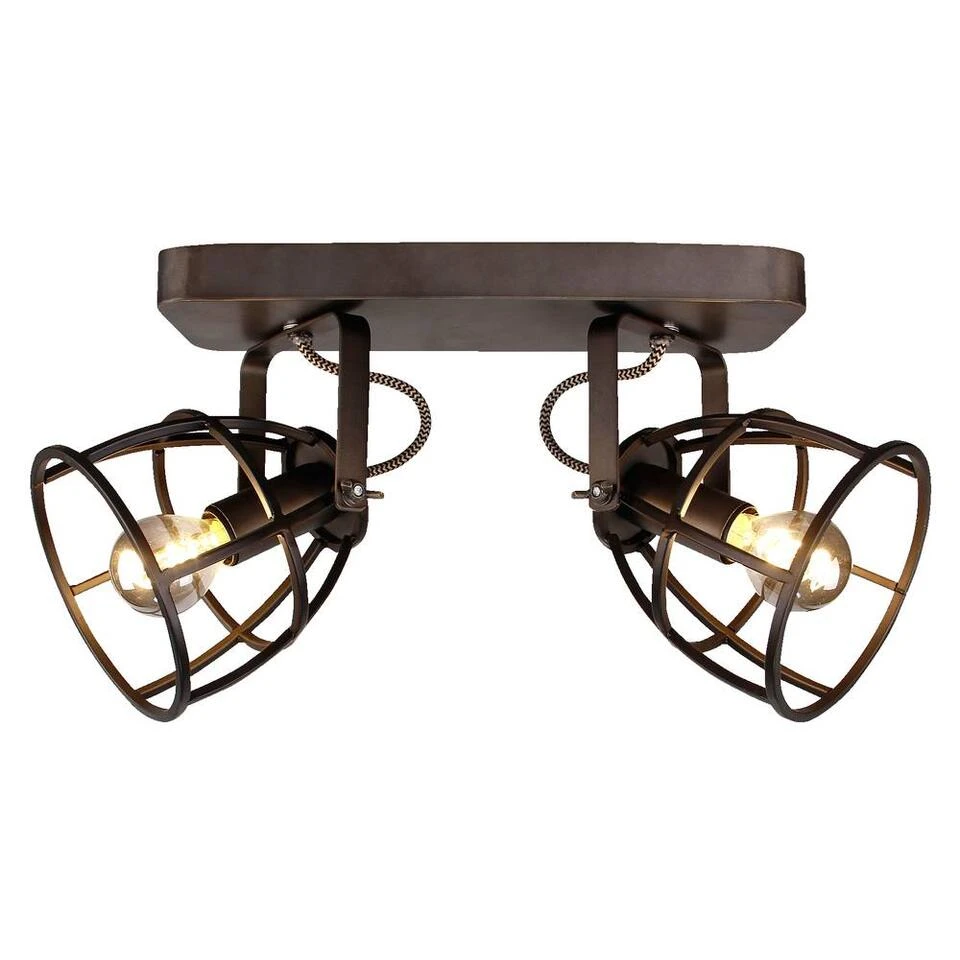 2-spot Thom - Antiek Zwart 3 2-spot Thom - Antiek Zwart