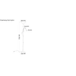 Vloerlamp Darlington - Zwart - 180 Cm -Winkel Voor Woonverlichting 60350416 9700