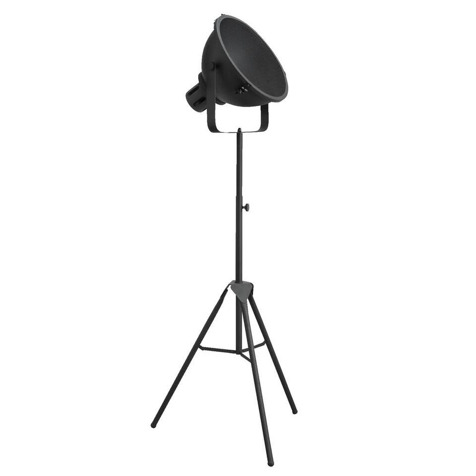 Vloerlamp Carlos - Zwart - Ø28x155 Cm 4 Vloerlamp Carlos - Zwart - Ø28x155 Cm - Afbeelding 2