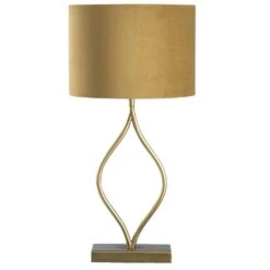 Voet Tafellamp Xavi - Bronskleur - 45x19x11 Cm -Winkel Voor Woonverlichting 60351003 0102