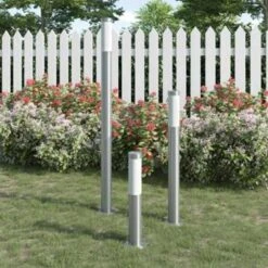 VidaXL 3-delige Tuinlampenset Waterdicht Roestvrij Staal -Winkel Voor Woonverlichting 74654c44de5a4d6c99e4ee16647ad1a1