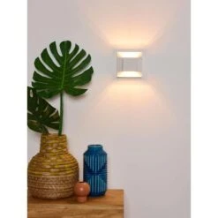 Lucide Wandlamp Bok - 1 Lamp - Wit -Winkel Voor Woonverlichting 81002765 0301