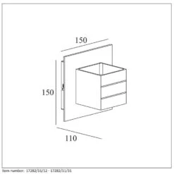 Lucide Wandlamp Bok - 1 Lamp - Wit -Winkel Voor Woonverlichting 81002765 2301