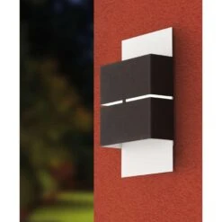 EGLO LED Wandlamp Kibea - Zwart/wit -Winkel Voor Woonverlichting 81004628 9050