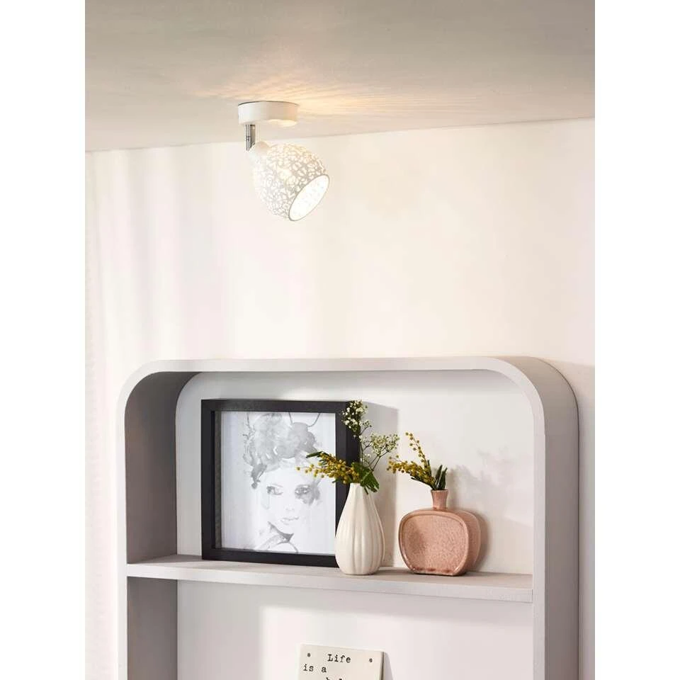 Lucide Plafondspot Tahar 1 - Wit - Ø9 Cm 5 Lucide Plafondspot Tahar 1 - Wit - Ø9 Cm - Afbeelding 3