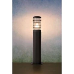 Lucide Sokkellamp Solid IP54 - Zwart - 14,5x14,5x50 Cm -Winkel Voor Woonverlichting 81016121 0300