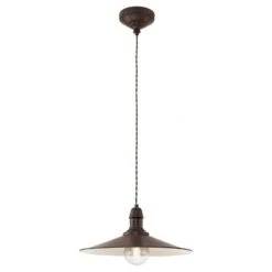 EGLO Hanglamp Stockbury - Antiek Bruin - Ø36 Cm -Winkel Voor Woonverlichting 81016973 0004