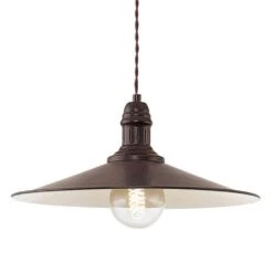 EGLO Hanglamp Stockbury - Antiek Bruin - Ø36 Cm