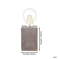 EGLO Tafellamp Prestwick - Beton -Winkel Voor Woonverlichting 81016993 0004