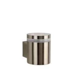 Lucide LED Wandlamp Buiten BASCO IP54 - Mat Chroom - Ø9 Cm