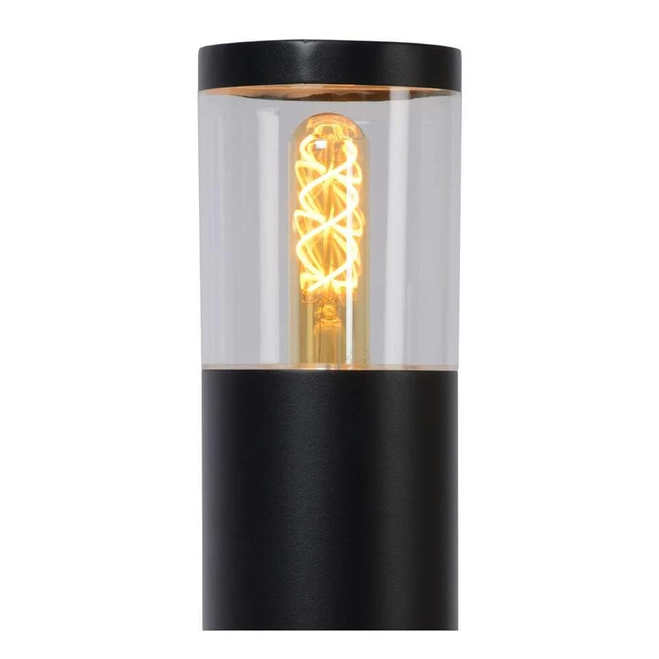 Lucide Sokkellamp Buiten FEDOR IP44 - Zwart - 13x13x49,5 Cm 5 Lucide Sokkellamp Buiten FEDOR IP44 - Zwart - 13x13x49,5 Cm - Afbeelding 3