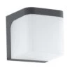 EGLO Wandlamp Jorba LED - Antraciet/wit -Winkel Voor Woonverlichting 81019433