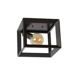 Lucide Plafonnière Thor - Grijs - 25x25x20 Cm -Winkel Voor Woonverlichting 81024895 0206