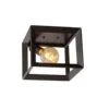 Lucide Plafonnière Thor - Grijs - 25x25x20 Cm 2 Lucide Plafonnière Thor - Grijs - 25x25x20 Cm -Winkel Voor Woonverlichting 81024895