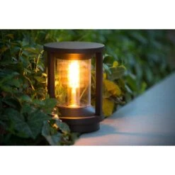 Lucide Sokkellamp Cadix - Zwart - 22 Cm -Winkel Voor Woonverlichting 81028140 0300
