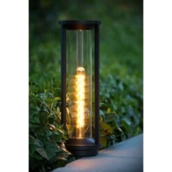 Lucide Sokkellamp Cadix - Zwart - 50 Cm -Winkel Voor Woonverlichting 81028141 0400