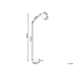 Beliani Staande Lamp CHANZA - Wit Metaal 7 Beliani Staande Lamp CHANZA - Wit Metaal -Winkel Voor Woonverlichting 8107f6d8f5174244b375a3694bffaf14